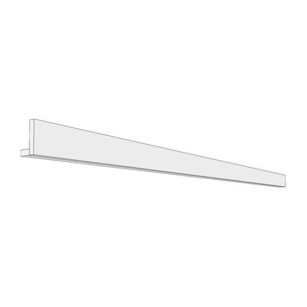 Crown base L-shaped moulding. Required if adding a decorative crown. Finished on front and bottom.